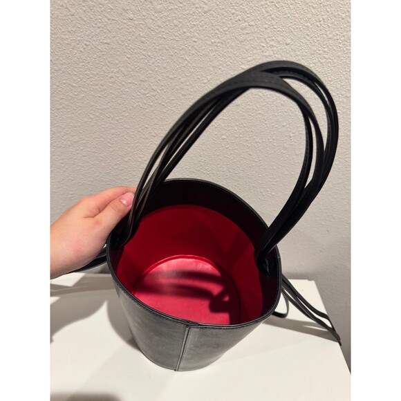 Mansur Gavriel Fringe Bucket Bag black - Picture 3 of 5